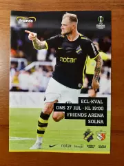 АІКАИК(Стокгольм) - Ворскла(Полтава) 27.07.2022