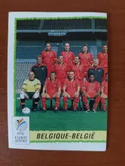 Наклейки Panini. ЧЄ 2000. Команда Бельгії.