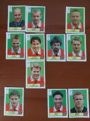 Наклейки Panini. ЧЄ 2000. Команда Норвегії.