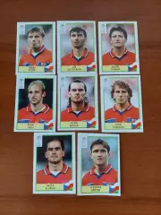 Наклейки Panini. ЧЄ 2000. Команда Чехії.