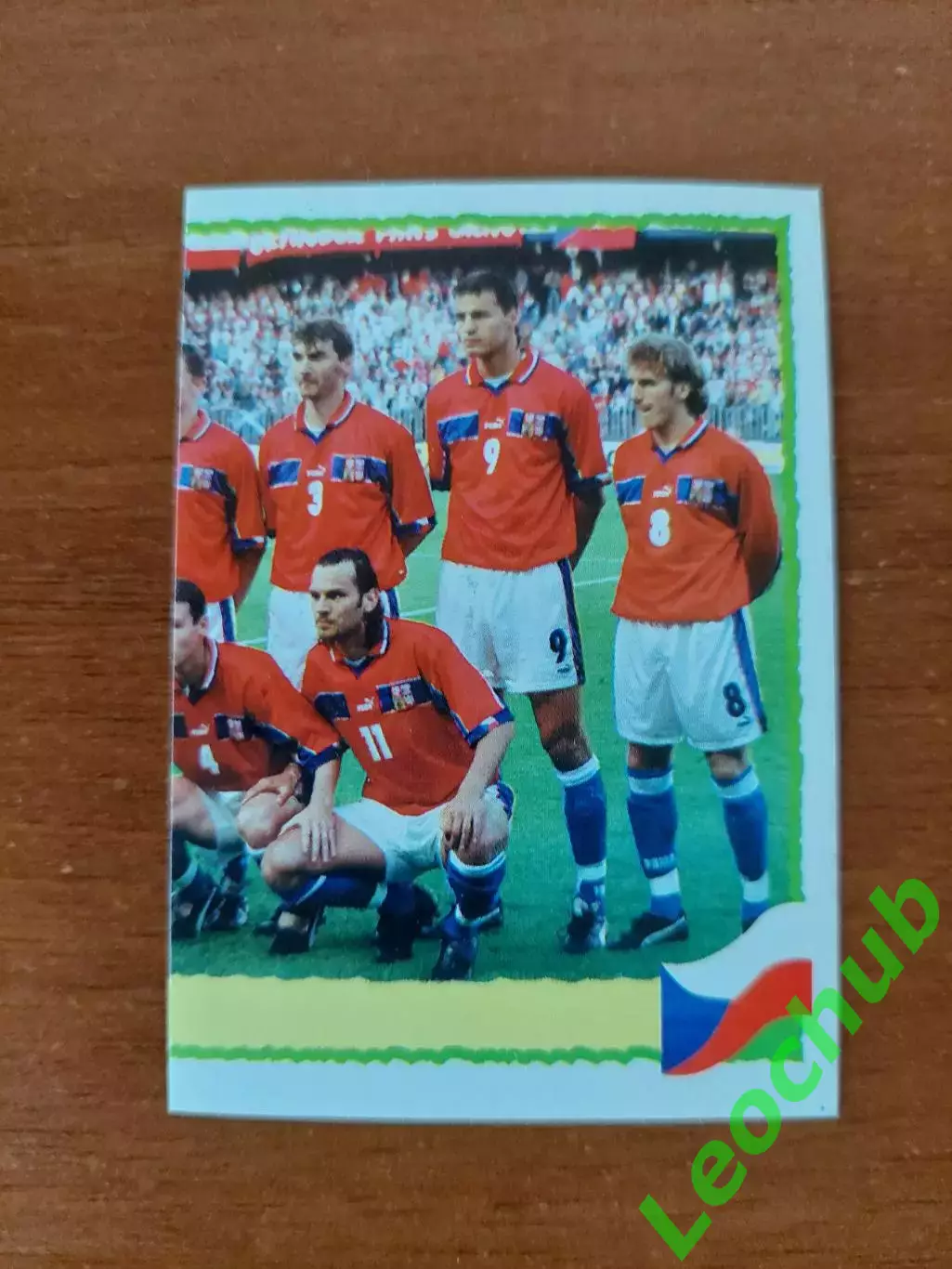 Наклейки Panini. ЧЄ 2000. Команда Чехії.