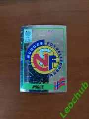 Наклейки Panini. ЧЄ 2000. Емблема Норвегії.