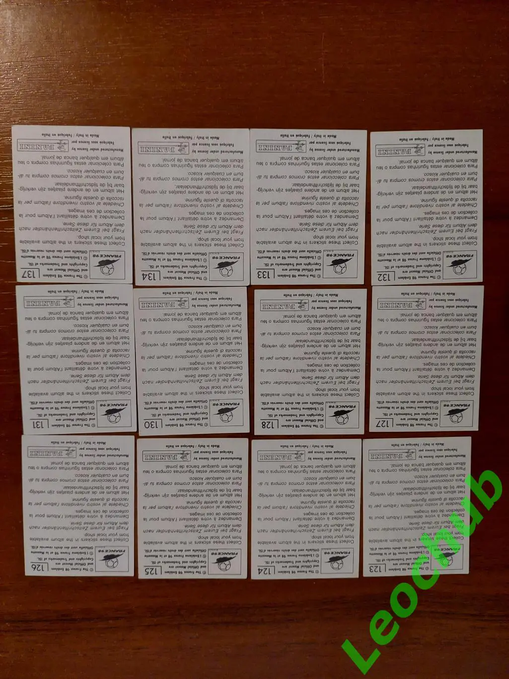 Наклейки Panini.ЧС Фоанція 1998. Команда Камеруну. 1