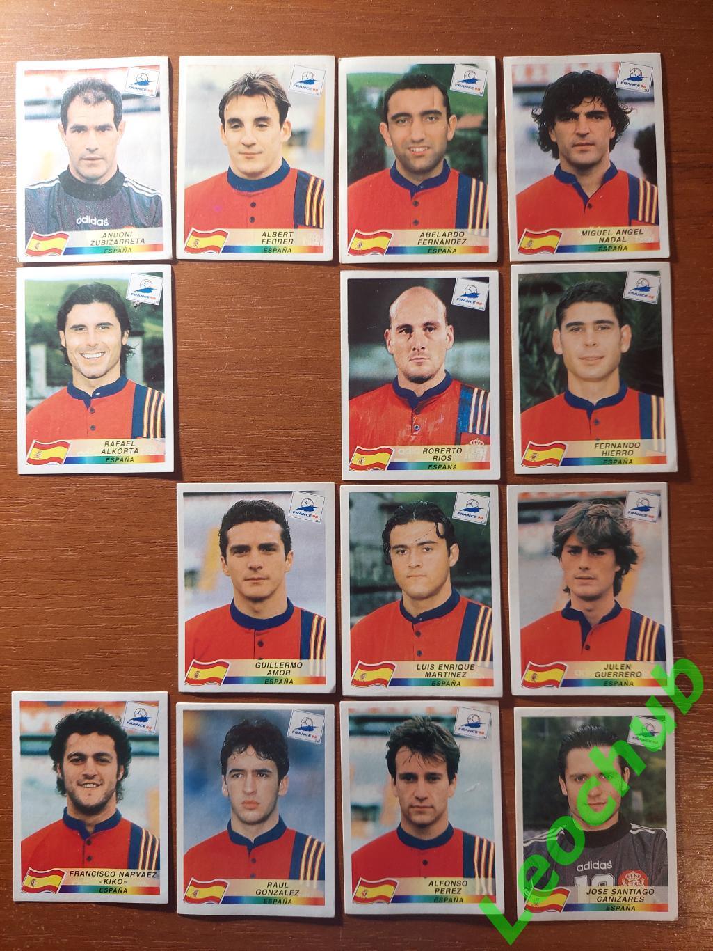 ЧС Франція1998. Команда Іспанії.