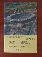 динамо(мінськминск) - Відзев(Польща) 12.12.1984
