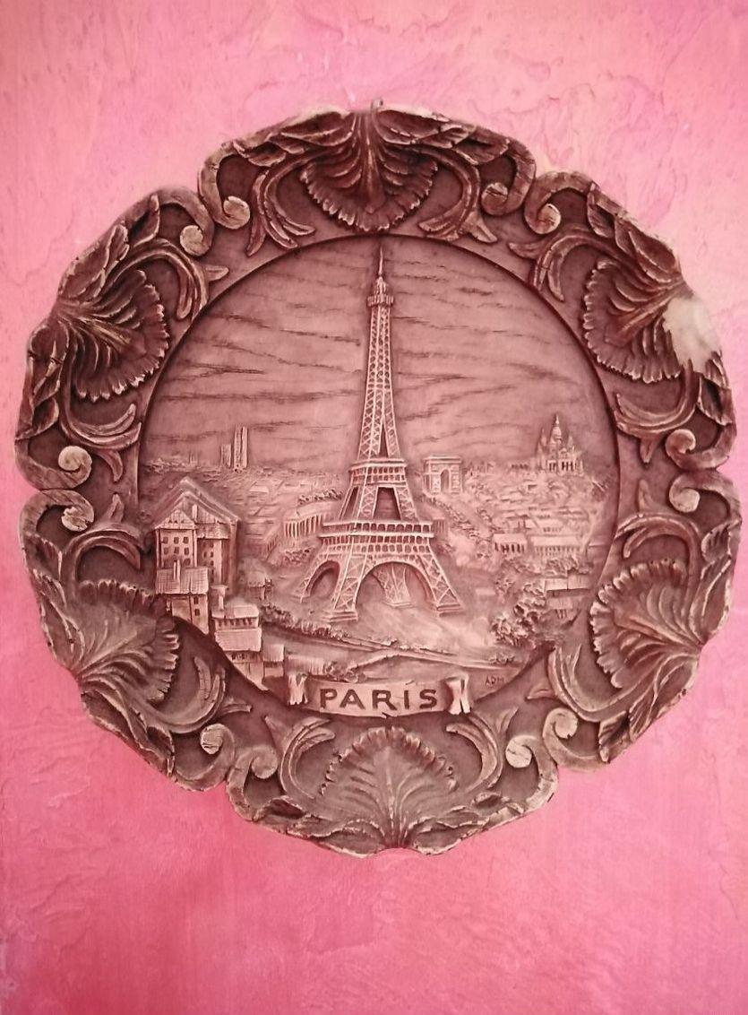 Wooden Painting Paris France
