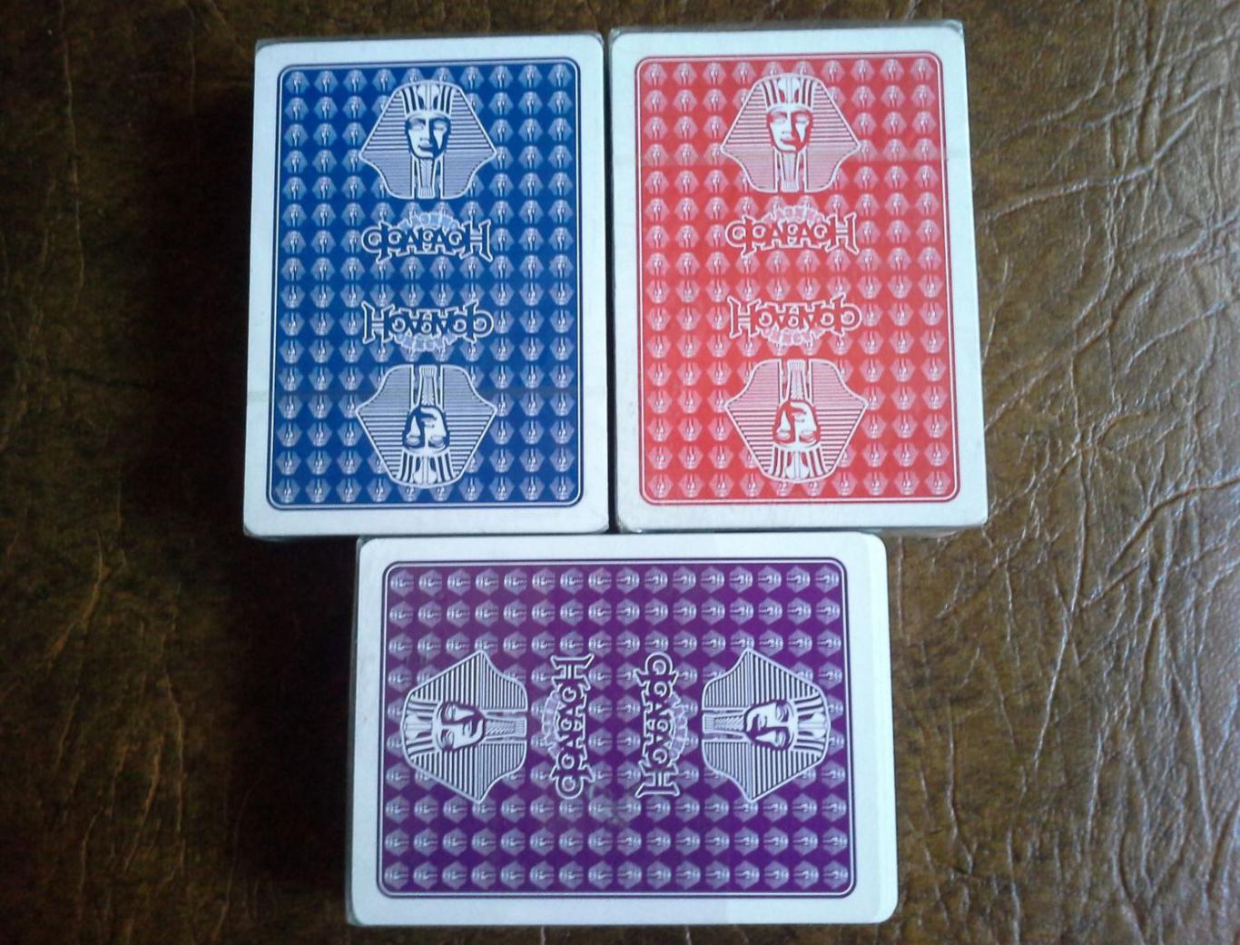 Casino cards Pharaoh Russia Moscow new 3 decks