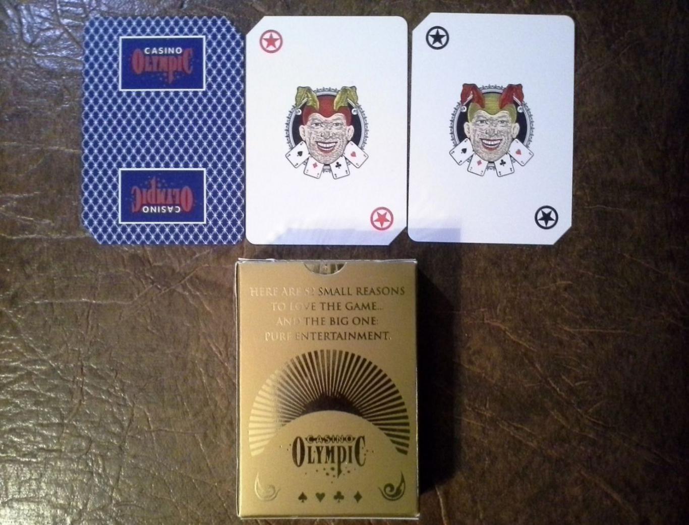 Casino cards Olympic new