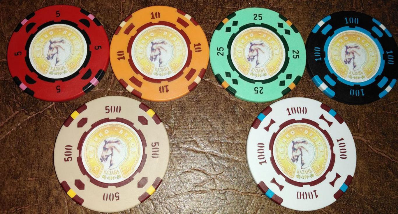 Casino chips Russia 6 items