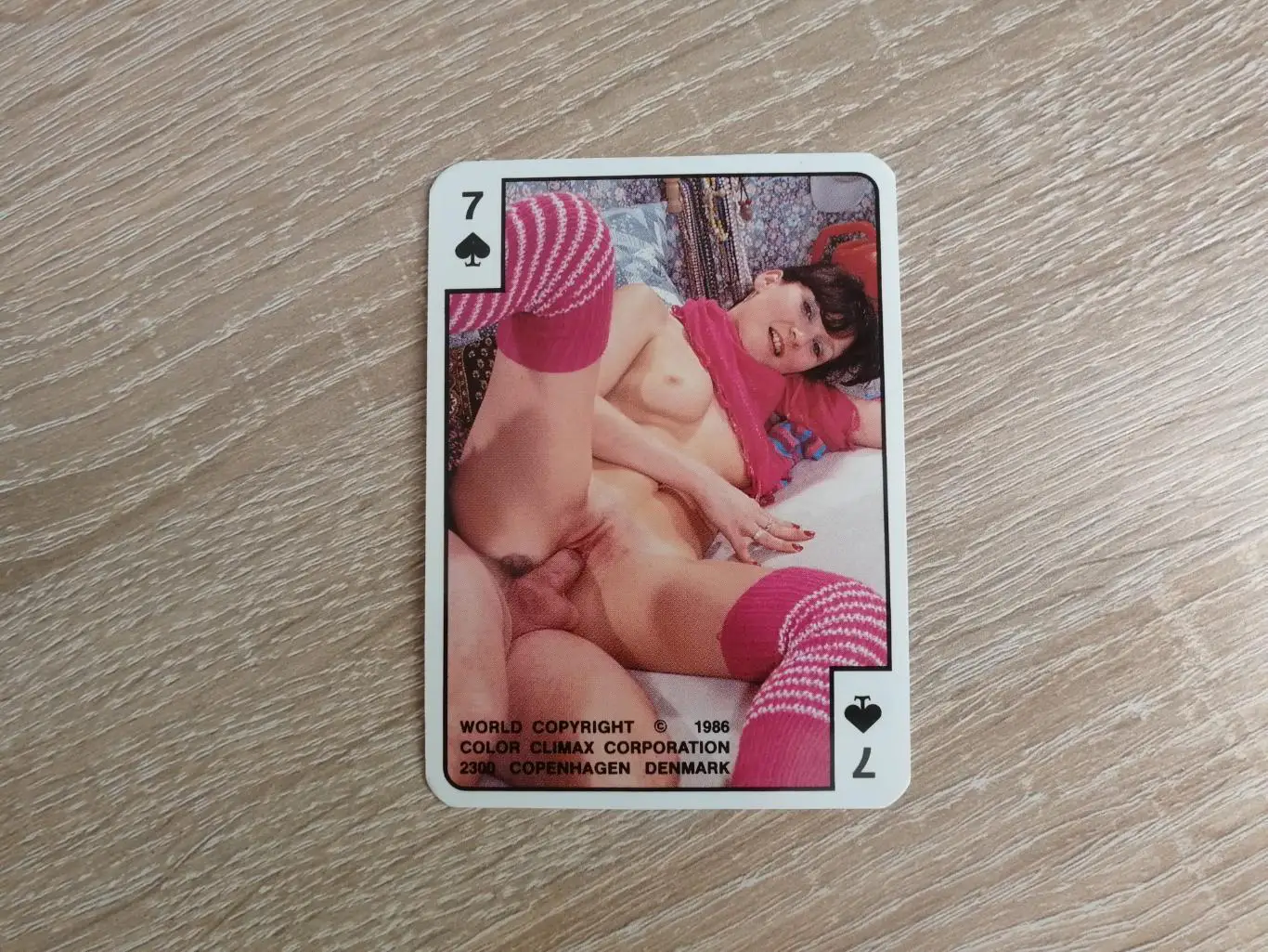Игральные карты Color Climax - Shaved Girls, Дания 1986, оригинал, 54 шт. 6