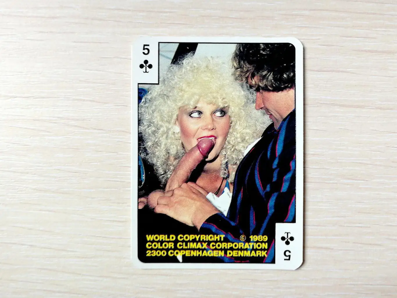 Игральные карты Color Climax - Sucking Cum Shots, Дания 1989, оригинал, 54 шт. 5