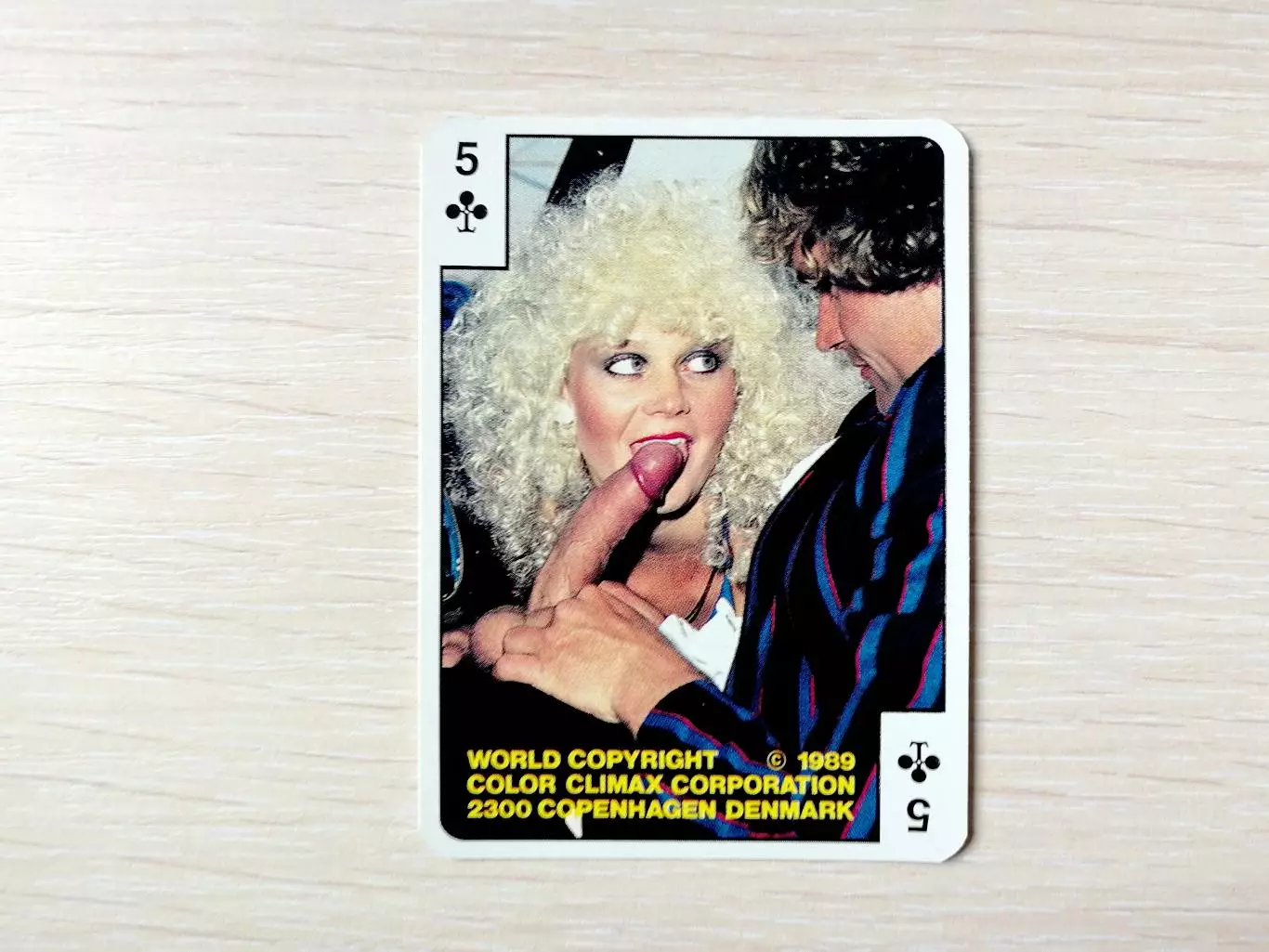 Игральные карты Color Climax - Sucking Cum Shots, Дания 1989, оригинал, 54 шт. 6
