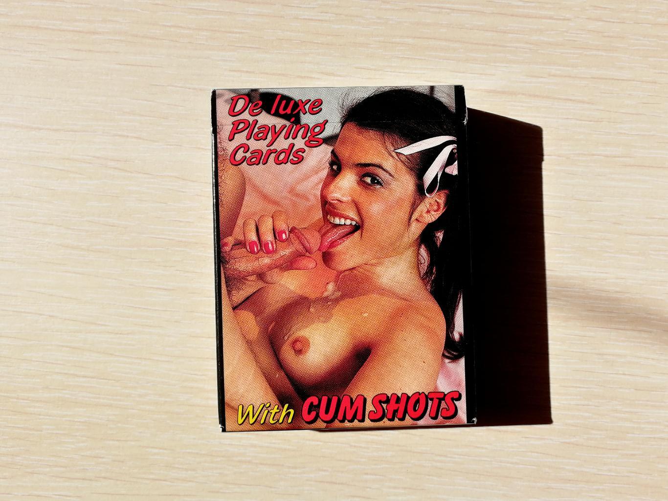 Игральные карты Color Climax - Sucking Cum Shots, Дания 1989, оригинал, 54 шт. 1