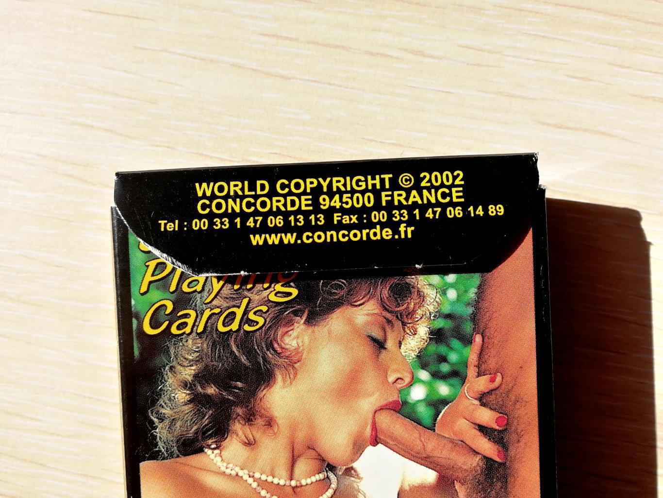 Игральные карты Color Climax - Sucking Cum Shots, Дания 1989, оригинал, 54 шт. 3