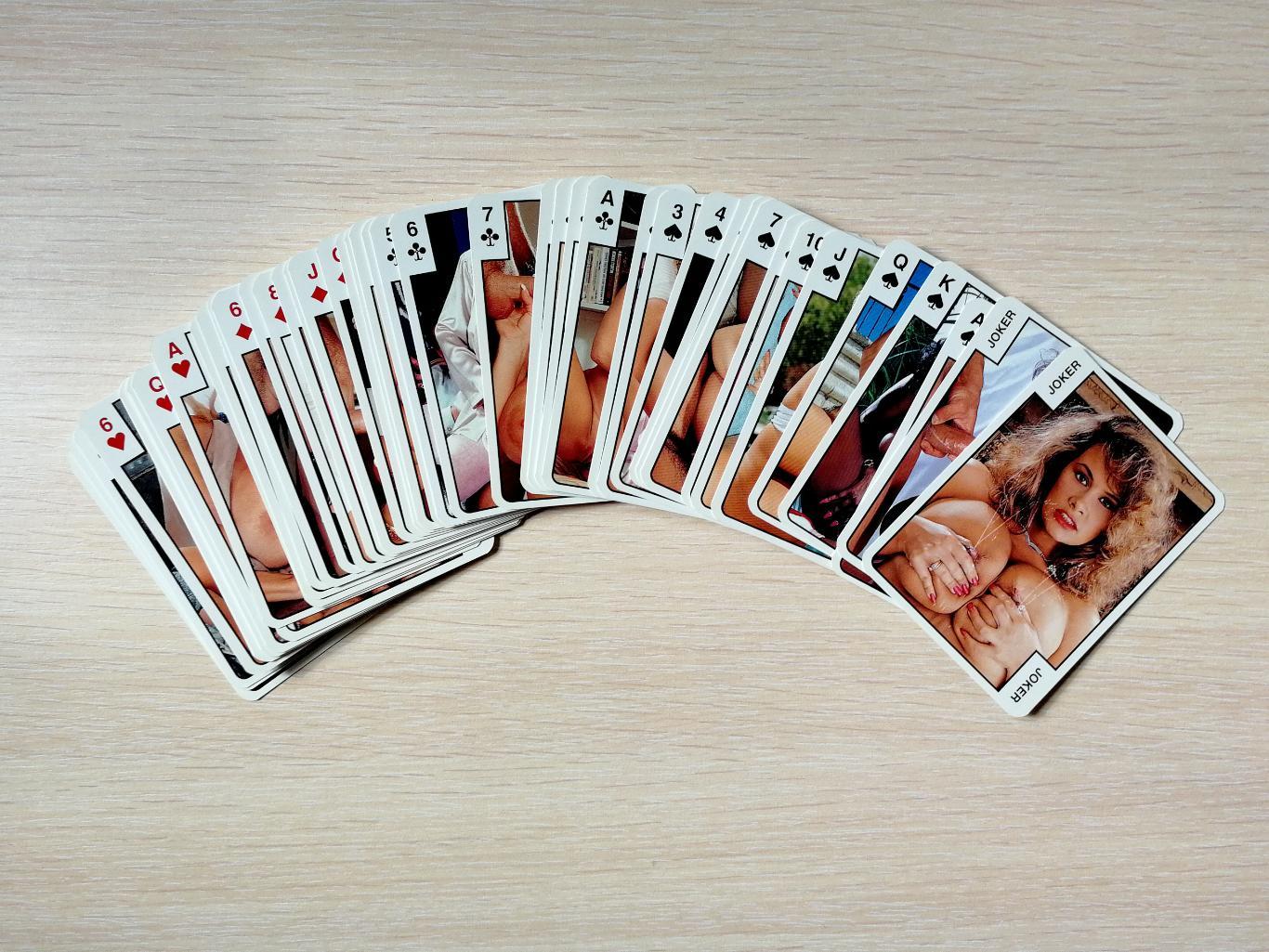 Игральные карты Color Climax - Super Tits, Дания 1998, оригинал, 54 шт. 6
