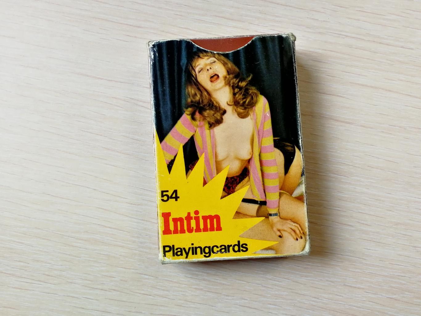 Игральные карты Intim, Швеция 1980-е, оригинал, 54 шт.