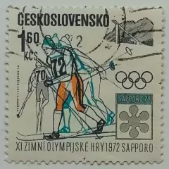 Чехословакия 1972. Зимние Олимпийские игры. Саппоро 1972. Лыжный спорт.