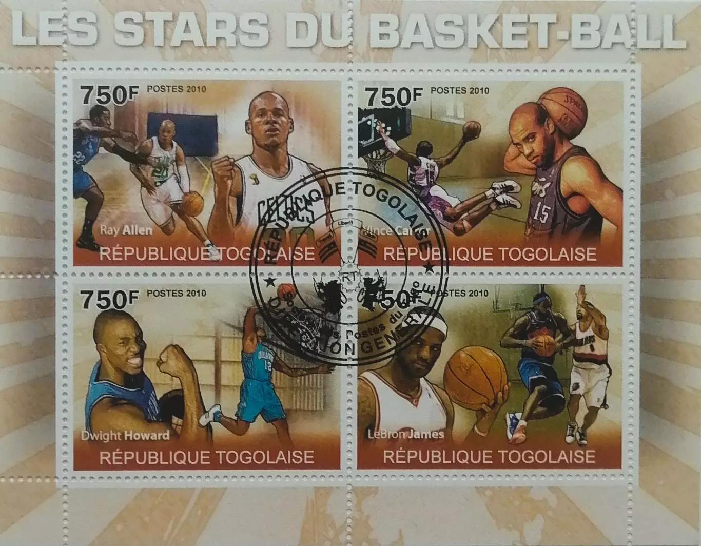 МЛ. Того 2010. Баскетбол. Рэй Аллен. Винс Картер. Дуайт Ховард. Леброн Джеймс.