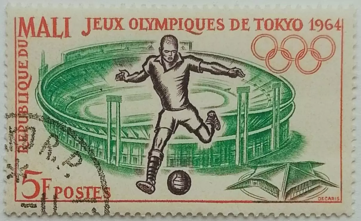 Мали 1964. Летние Олимпийские игры. Токио 1964. Футбол.