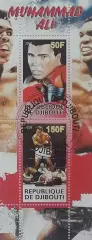 Малый лист. Джибути 2010. Бокс. Мухаммед Али.