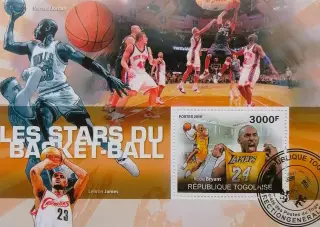 Блок. Того 2010. Баскетбол. Коби Брайант. Майкл Джордан. Леброн Джеймс.