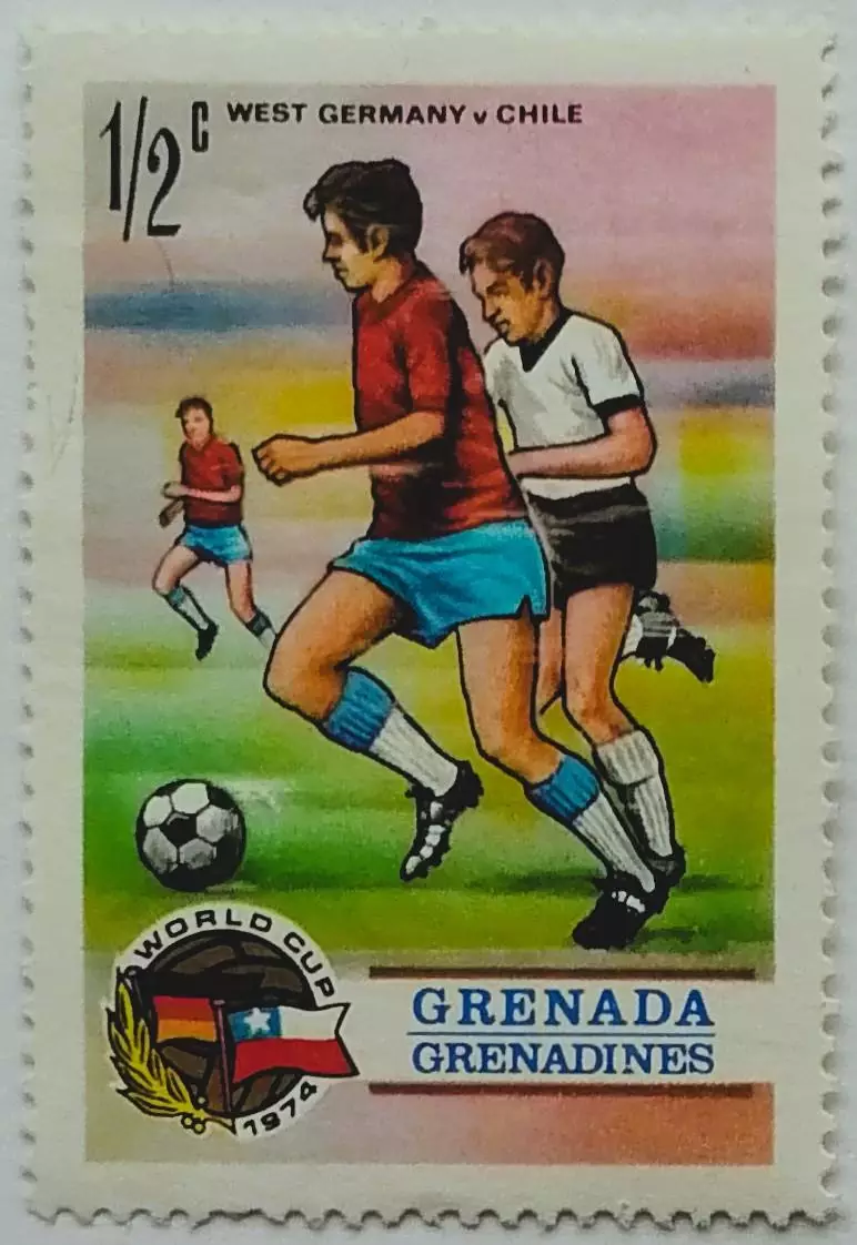 Гренада 1974. Чемпионат мира по футболу. Германия 1974. Матч Германия - Чили.