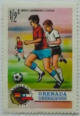 Гренада 1974. Чемпионат мира по футболу. Германия 1974. Матч Германия - Чили.