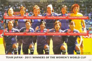 Микронезия 2011. ЧМ по футболу среди женщин. Германия 2011. Сборная Япония.