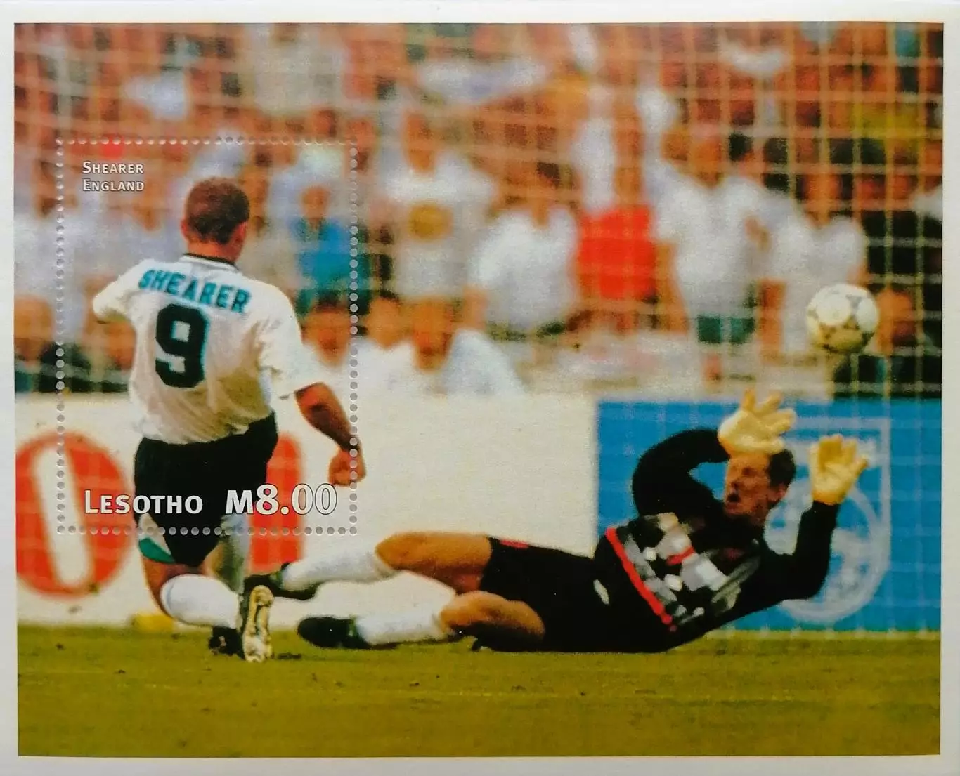 Блок. Лесото 1997. Чемпионат мира по футболу. Франция 1998.