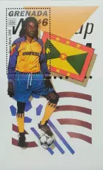 Блок. Гренада 1994. Чемпионат мира по футболу. США 1994.