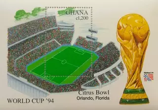 Блок. Гана 1994. Чемпионат мира по футболу. США 1994.