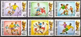 Того 1974. Чемпионат мира по футболу. Германия 1974. 6 марок.