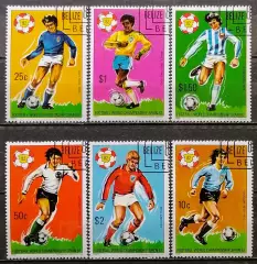 Белиз 1981. Чемпионат мира по футболу. Испания 1982. 6 марок.