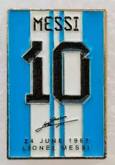 Значок. Лионель Месси. Аргентина.