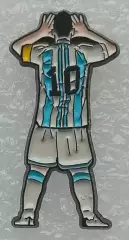 Значок. Футбол. Лионель Месси. Аргентина.