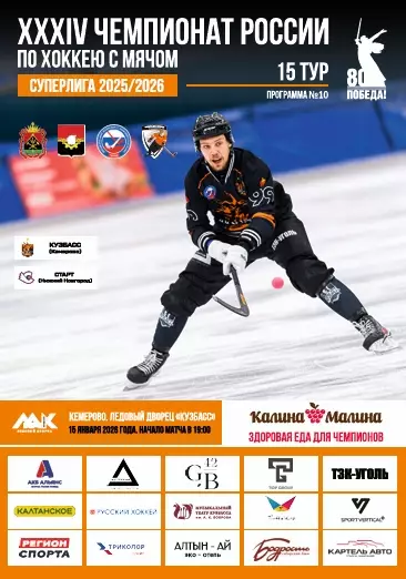 Кузбасс Кемерово - Старт Нижний Новгород - 15.01.2026.