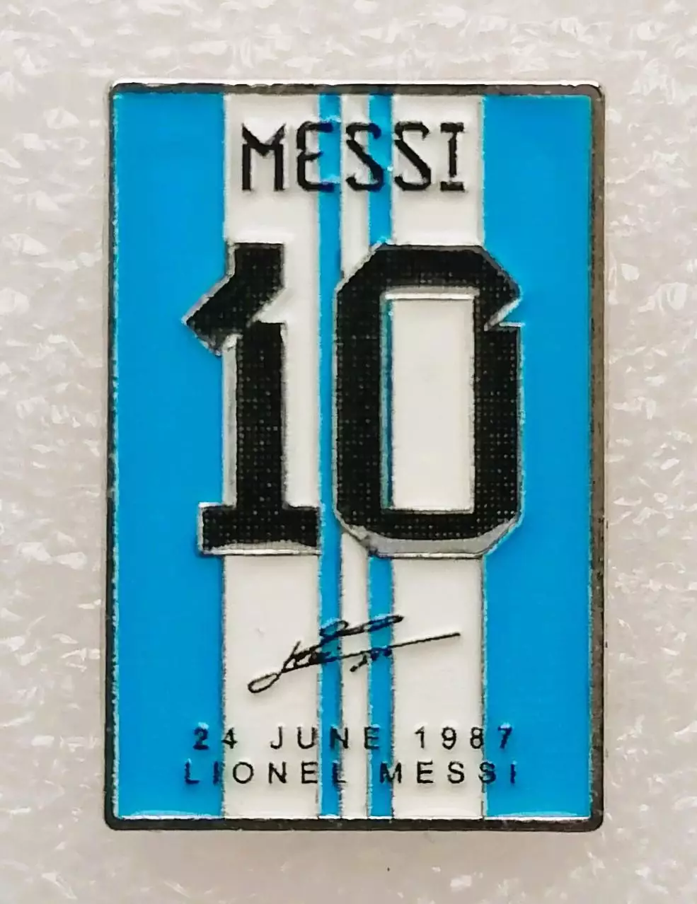 Значок. Лионель Месси. Аргентина.