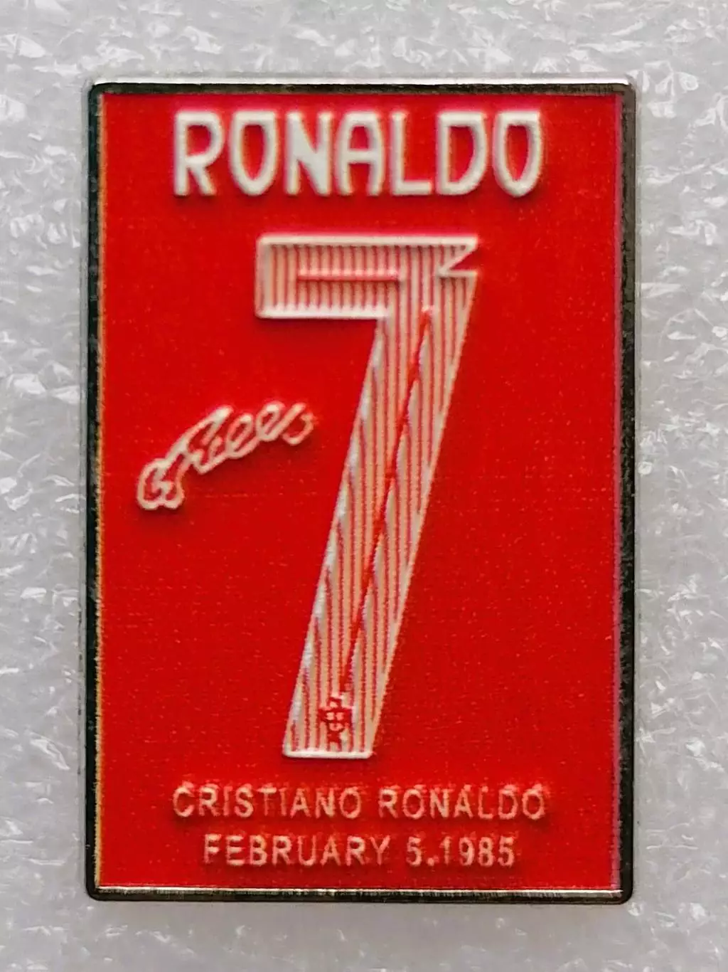 Значок. Криштиану Роналду. Португалия.