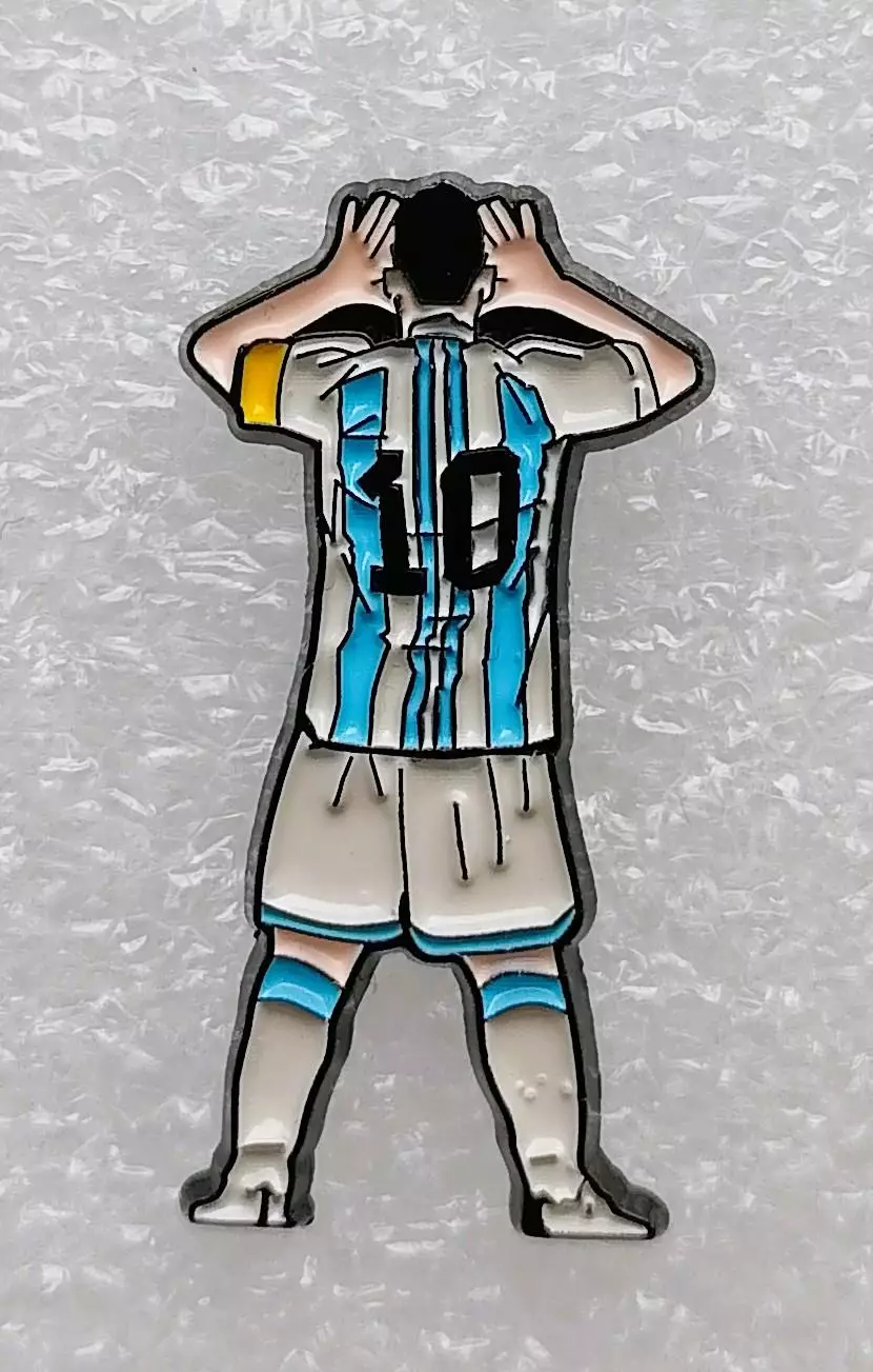 Значок. Футбол. Лионель Месси. Аргентина.