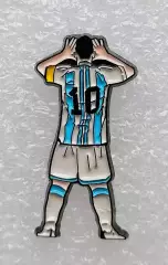 Значок. Футбол. Лионель Месси. Аргентина.