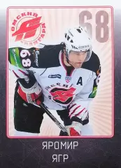 Наклейка. SeReal КХЛ 2011/2012. № 15. Яромир Ягр. Авангард Омск.