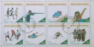 Малый лист. Шотландия 1984. Олимпийские игры.