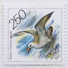 Россия 1993. Животные морей Тихоокеанского региона. Глупыш.