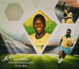 Блок. Мали 2019. Футбол. Пеле.