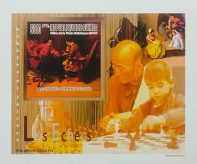 Люкс-блок картон б/з. Гвинея 2010. Шахматы. (2)
