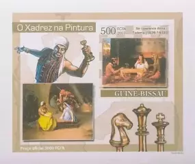 Люкс-блок б/з. Гвинея-Биссау 2007. Шахматы. (2)