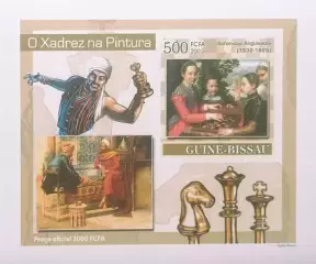 Люкс-блок б/з. Гвинея-Биссау 2007. Шахматы. (4)