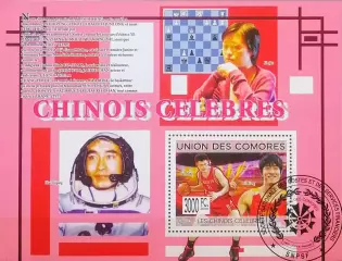 Блок. Коморы 2009. Шахматы. Космос. Баскетбол.