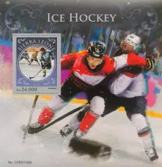 Блок. Сьерра-Леоне 2016. Хоккей с шайбой.