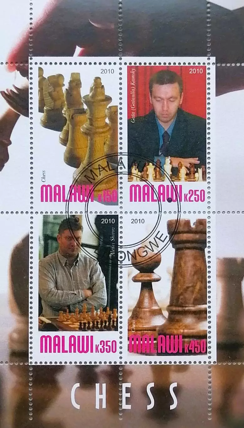 Малый лист. Малави 2010. Шахматы. Гата Камский, Алексей Широв.